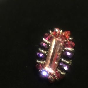 BNWOT Glitzy sparkle baguette ring 💎